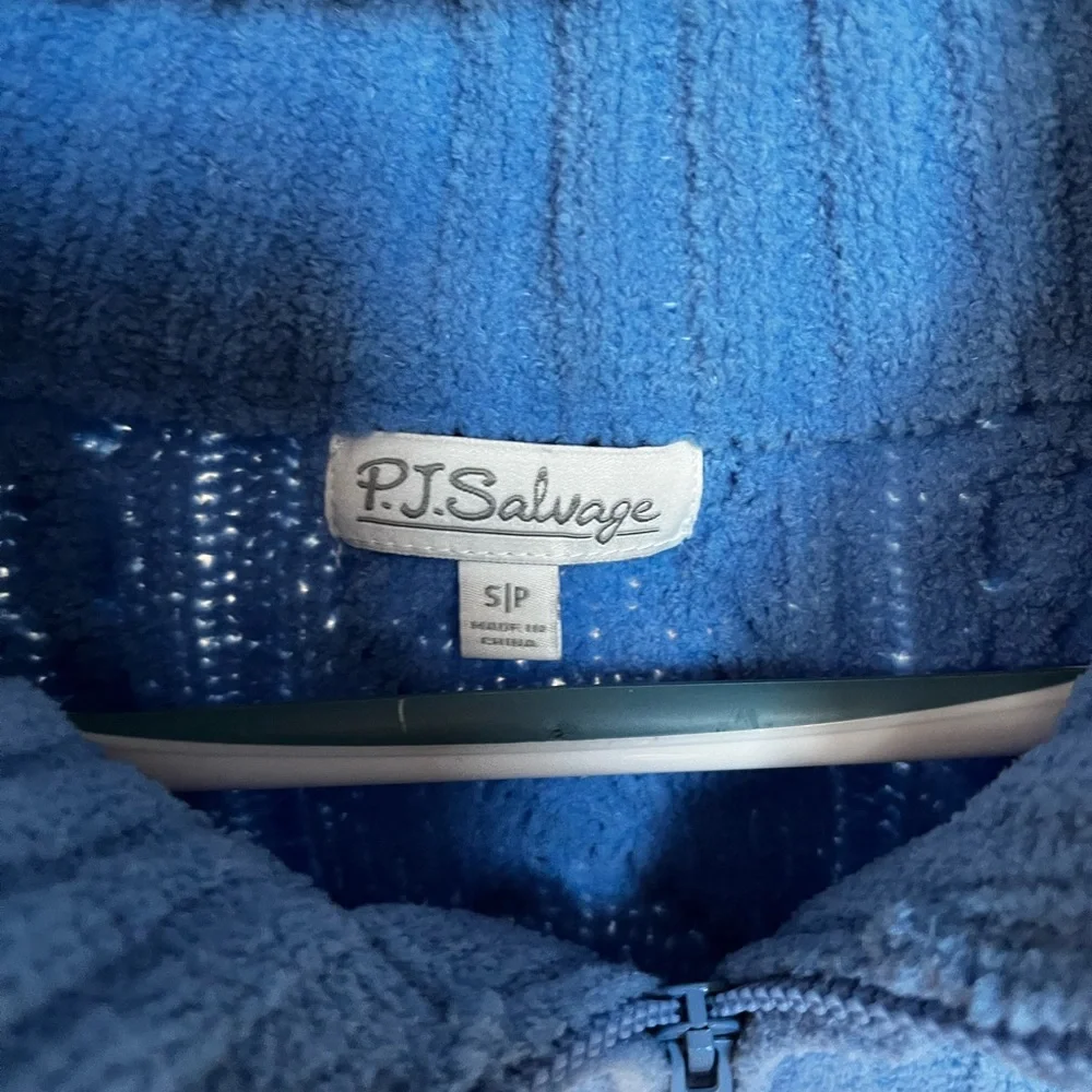 Blue Cable Knit Sweater - Picture 3 of 4